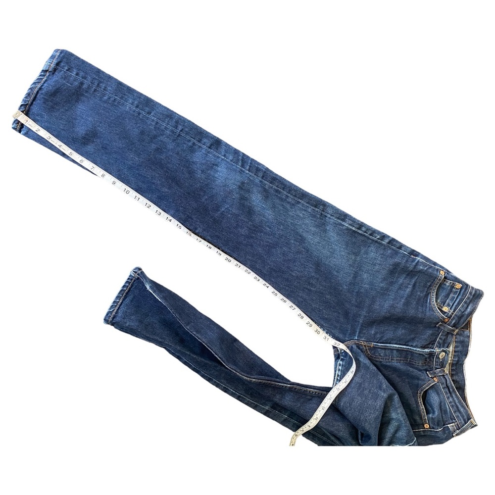 NWOT LEVI’S 501 FOR ANTHRO HIGH WAISTED BUTTON FLY STRAIGHT LEG THE OG OF JEANS - Picture 14 of 16